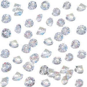 500 PCS Mini Clear Glass Diamonds Rhinestones